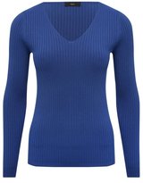Thumbnail for your product : M&Co Ribbed v neck jumper