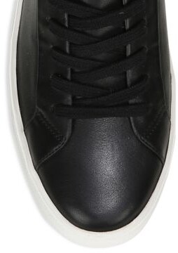 benfield leather platform sneaker
