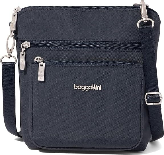 Baggallini Modern Pocket Crossbody Cross Body Women's Handbags French Navy, Nylon/Polyester