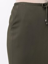 Thumbnail for your product : Aspesi Drawstring Straight Skirt