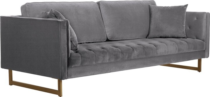 Armen Living Lenox Velvet Modern Sofa