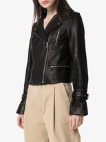 Thumbnail for your product : Paige Rayven leather biker jacket