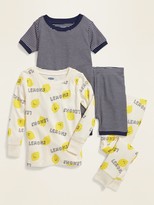 Thumbnail for your product : Old Navy Lemon-Print 4-Piece Pajama Set for Toddler & Baby