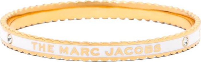 Marc Jacobs The Medallion Scalloped Cream Gold Bracelet - ShopStyle