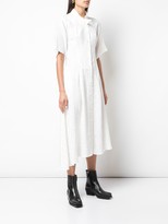 Thumbnail for your product : Loewe Feather Jacquard Shirt Dress