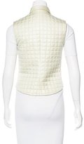 Thumbnail for your product : Chanel Quilted Metallic Vest