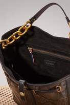 Thumbnail for your product : Jerome Dreyfuss Tanguy Mixed Python Shopper