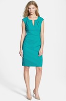 Thumbnail for your product : Adrianna Papell Women's Side Pleat Sheath Dress