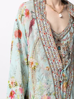 Camilla Floral-Print Silk Dress