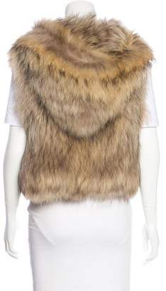 Theyskens' Theory Martise Fur Vest w/ Tags
