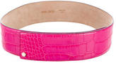 Thumbnail for your product : Jimmy Choo Embossed Leather Waist Belt