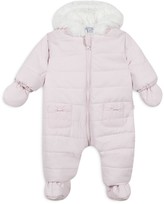 baby faux fur snowsuit