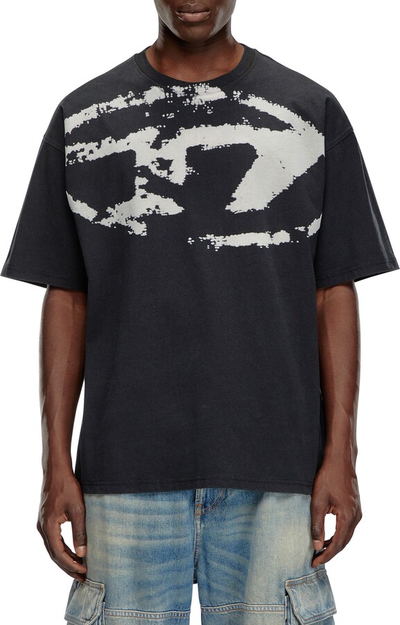 Diesel T-Boxt-N14 Flocked Logo T-Shirt