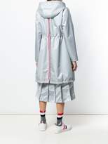 Thumbnail for your product : Thom Browne Center Back Long Hooded Parka