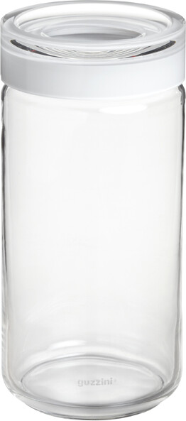 Amici Home, Stockholm Glass Canister Small Homemade, Round, Food Safe, Push  Top Lid with Gasket, Airtight, 36 Ounces, For Storage, Dry Goods Container,  or Cookie Jar 
