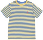 Thumbnail for your product : Polo Ralph Lauren Kids Striped cotton-blend T-shirt