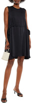 Thumbnail for your product : RED Valentino Grosgrain-trimmed Satin-crepe Mini Dress