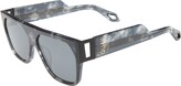 Thumbnail for your product : Quay x Saweetie Go Off 146mm Flat Top Polarized Shield Sunglasses