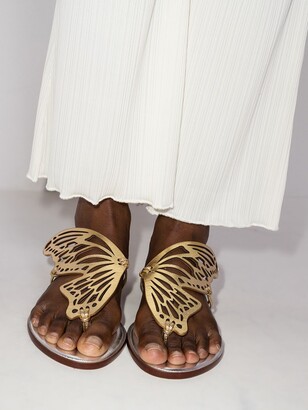 Sophia Webster Talulah butterfly-embellished flat sandals