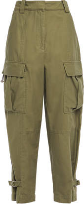 3.1 Phillip Lim Zip-detailed Cotton Tapered Pants