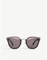 Miu Miu Mu03TS cat-eye frame glitter sunglasses