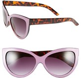 Thumbnail for your product : A. J. Morgan A.J. Morgan 'Love Story' 57mm Cat Eye Sunglasses