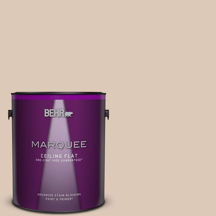 BEHR MARQUEE 1 gal. #MQ3-09 Loft Light One-Coat Hide Ceiling Flat Interior Paint & Primer