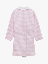 Thumbnail for your product : Trotters Original Pyjama Company Kids' Freya Cotton Bathrobe, Pale Pink Gingham/Bunny