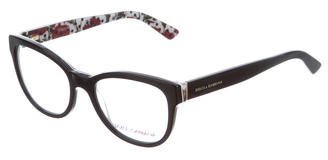 Dolce & Gabbana Round Logo Eyeglasses