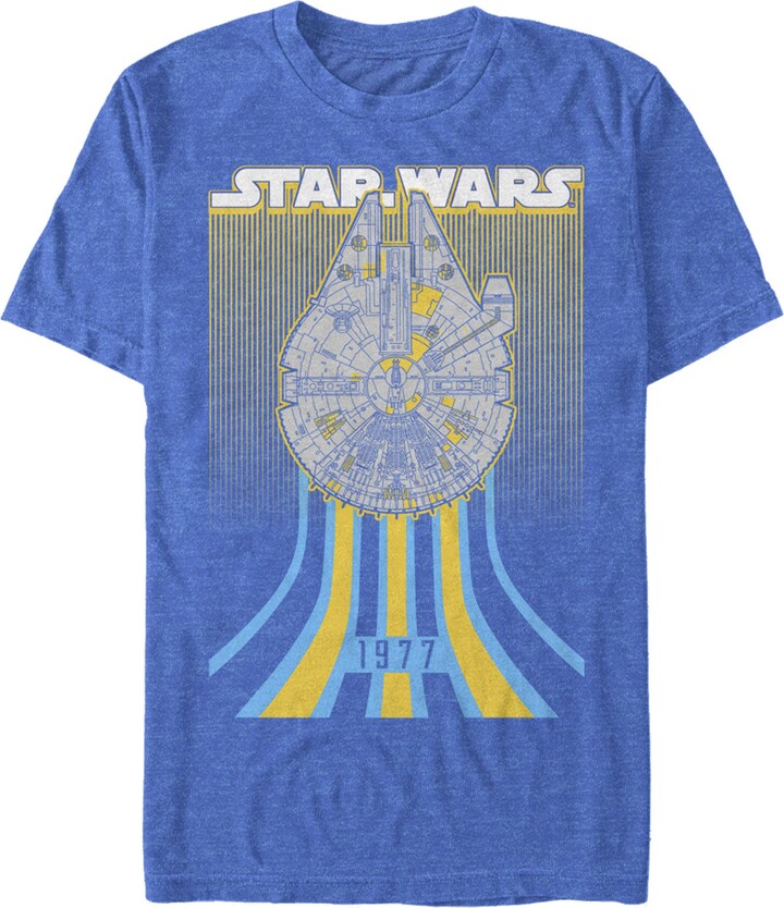 Star Wars Men's Retro Falcon Speed Graphic T-Shirt