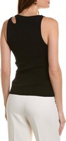 Thumbnail for your product : Elie Tahari High Neck Cross Strap Tank