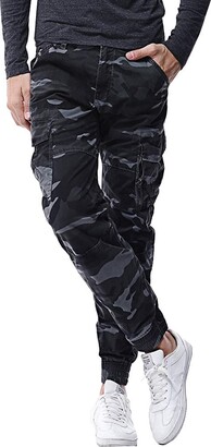 Sixth June cargo trousers in blue camo  ASOS