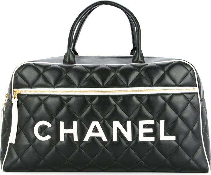 Chanel Pre Owned Quilted Luggage Handbag - ShopStyle Shoulder Bags