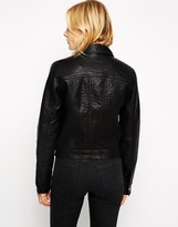 Thumbnail for your product : MANGO Buttoned Faux Leather Jacket