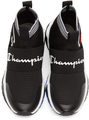 Champion Reverse Weave Black Rally Pro High-Top Sneakers