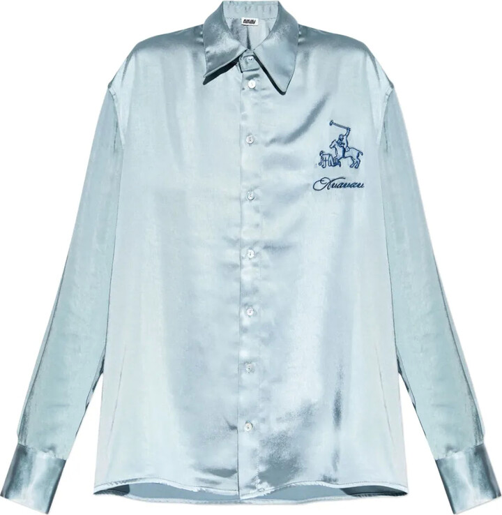 AVAVAV Logo-Embroidered Shirt