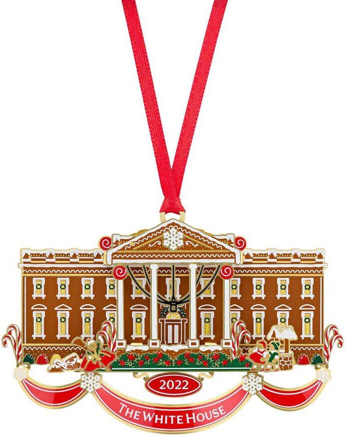 THE WHITE HOUSE HISTORICAL ASSOCIATION 2022 WHITE HOUSE CHRISTMAS Ornament