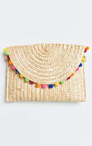 Thumbnail for your product : MUMU Allyson Straw Clutch ~ Weave/Multi
