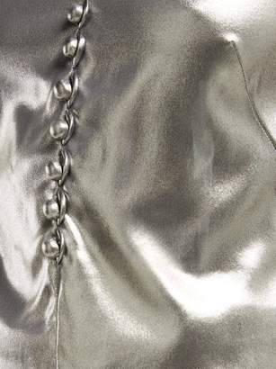 Hillier Bartley Metallic Silk Cami Top - Womens - Silver