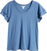 Thumbnail for your product : Caslon Flutter Sleeve T-Shirt