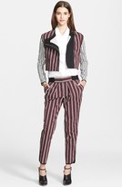 Thumbnail for your product : Yigal Azrouel Stripe Moto Jacket