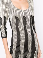 Thumbnail for your product : Moschino Graphic-Print Bodycon Mini Dress