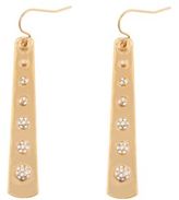Thumbnail for your product : Kara Ross Crystal & 18Kt. Gold-Plated Slab Drop Earrings