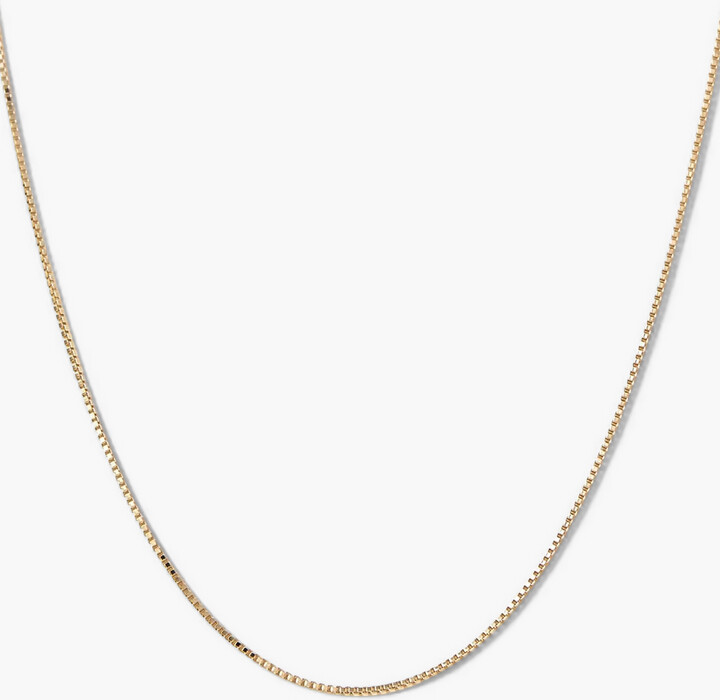 Mejuri Baby Box Chain Necklace