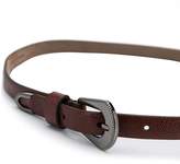 Thumbnail for your product : Brunello Cucinelli thin double buckle belt