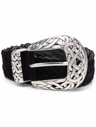 Kate Cate Decorative-Buckle Leather Detail