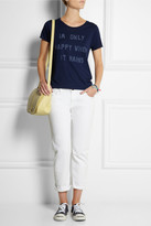 Thumbnail for your product : Zoe Karssen Only Happy When It Rains cotton and modal-blend T-shirt