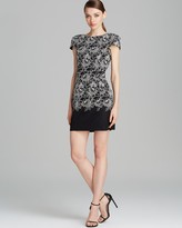 Thumbnail for your product : Tibi Dress - Embroidered Cutout Eyelet Cap Sleeve