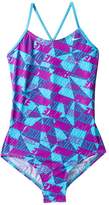 Thumbnail for your product : Nike Kids - Graphic Crossback One-Piece Swimsuit Girl's Swimsuits One Piece
