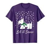 Thumbnail for your product : Scottish Terrier Christmas T-Shirt Let it Snow
